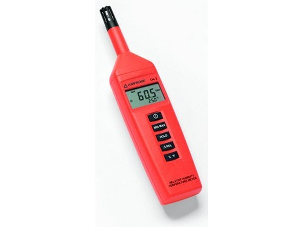 Temp. og luftfugtighedsmåler RH 5 - 95% / -20°C til+60°C