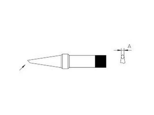 Loddespids 3,2mm 310°C PT-CC6