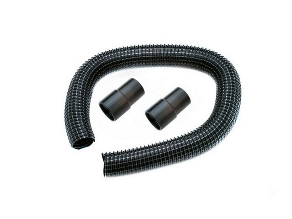 Udsugningsslange 40, 1 meter, ø40mm, med 2 mellemstykker