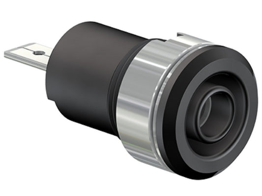 Socket SLB4-F/A nickel-plated black CAT III 1000V 24A