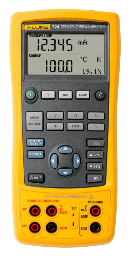 FLUKE-724,TEMPERATURE CALIBRATOR