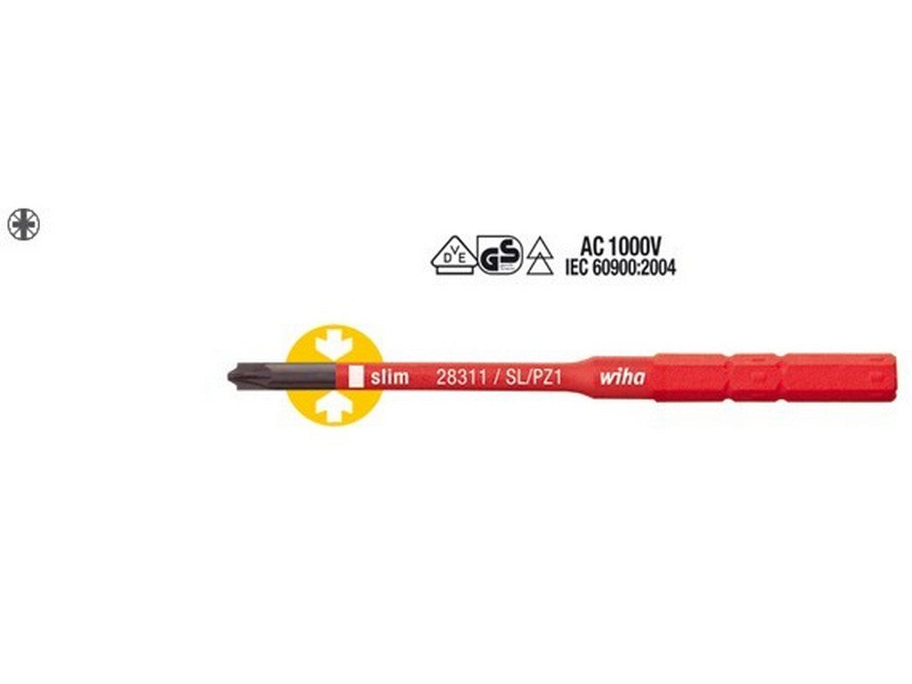 Screwdriver blade XENO PZ2-75 1000V insulated SlimBit