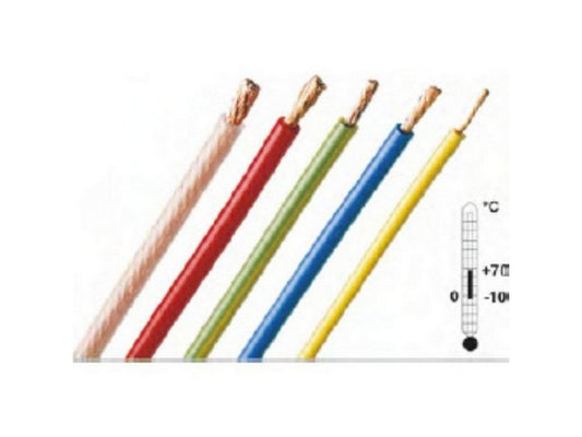Ledning FLEXI-S 4mm2 sort 100m rulle
