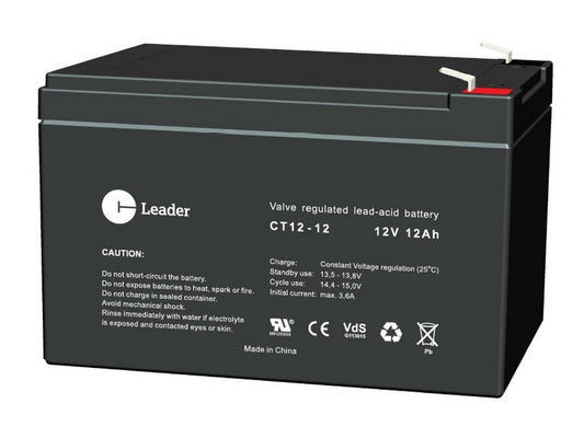 CT-Leader 12V/12Ah VdS Fast-on 6,3mm