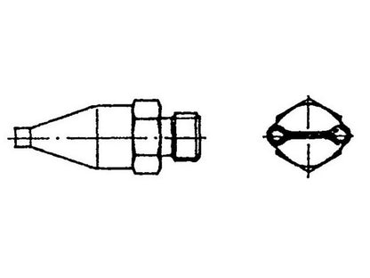 Fladdyse ø1,5x8mm FD2