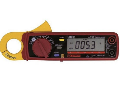 Mini tangampereter 200A AC/DC 400V AC/DC – 0,1-400 Ohm CAT II/600 V