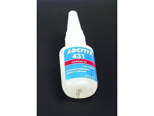 Loctite 431 tykfl. hurtiglim 20g flaske