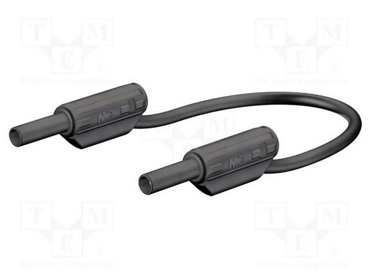 Test lead SLK205-K red 30cm 600V CAT II 10A
