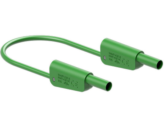 Prøveledn. SLK4N-F10 100cm GRØN PVC 4mm 1000V CATII/600V CATIII 19A