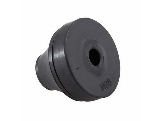 Gennemfør. RUTASEAL LIGHT M16 Kabel Ø5-9mm/plade 1-4mm SORT 50 stk./pose 50stk. pk.