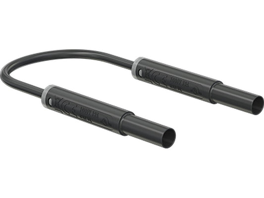 Prøveledning SIL SAK4N-S10 Ø4mm Sort 100cm 1000V CATIV 19A