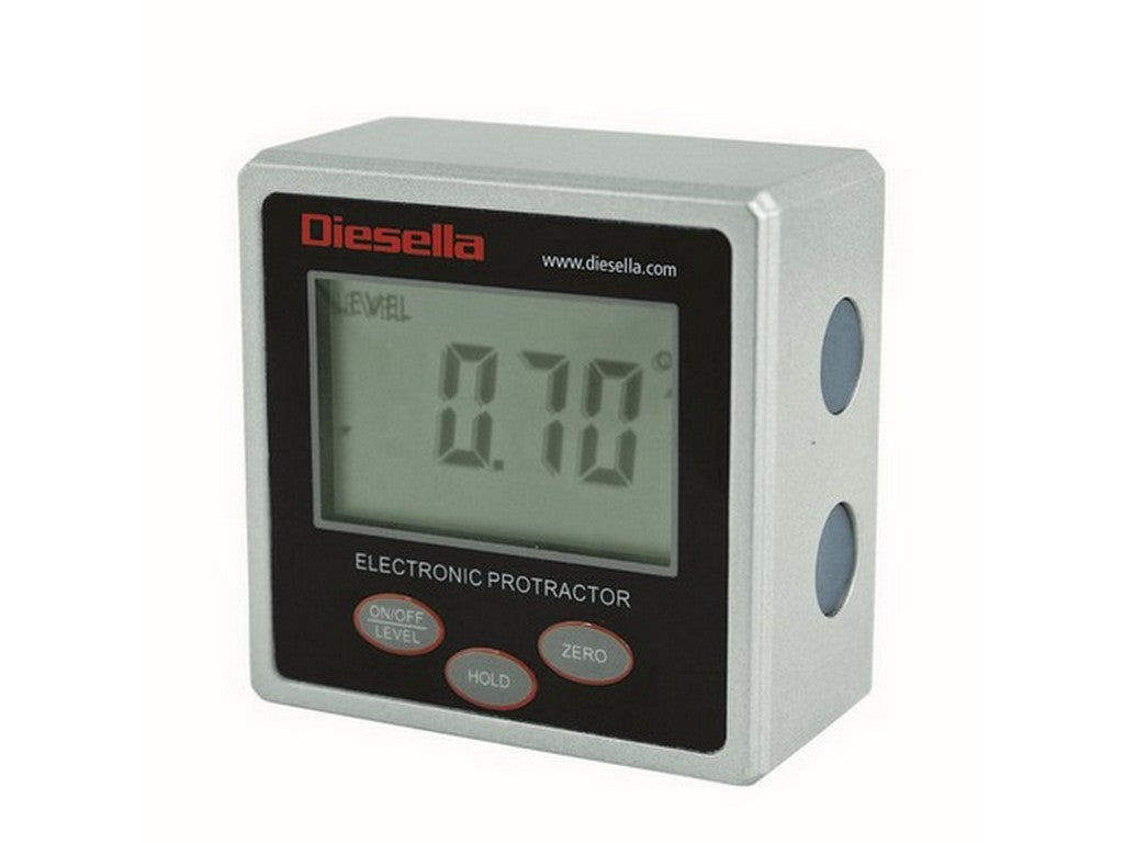 Digital vinkelmåler+/- 180grad IP54 3 sider magnet