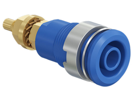 Socket SLB4-G gold-plated blue CAT III 1000V 32A