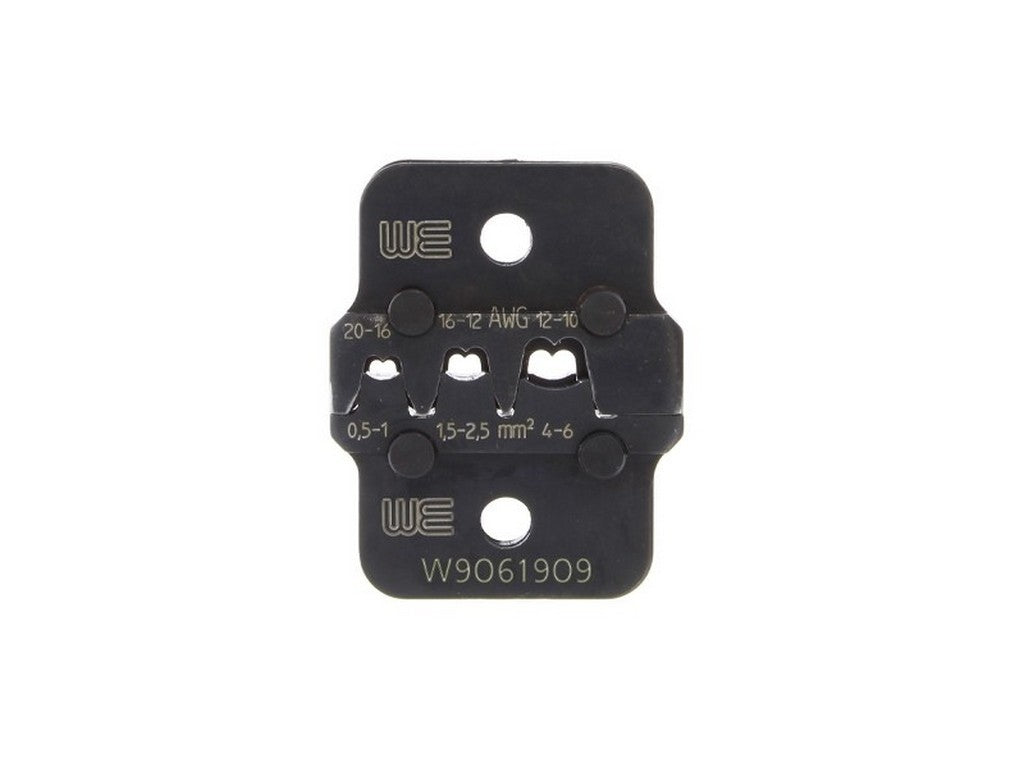 Press die f/w90619+P f/flat connector 6.3mm 0.5-6mm