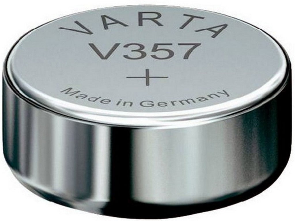 Varta battery V357 silver oxide 1.55V; 180mAh; Ø11.6x5.4mm SR44 High Drain