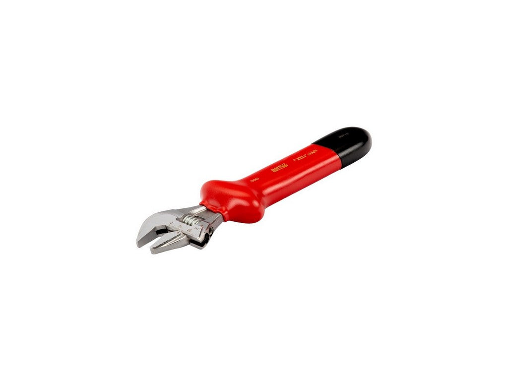 VDE-insulated adjustable wrench with thumb screw 8