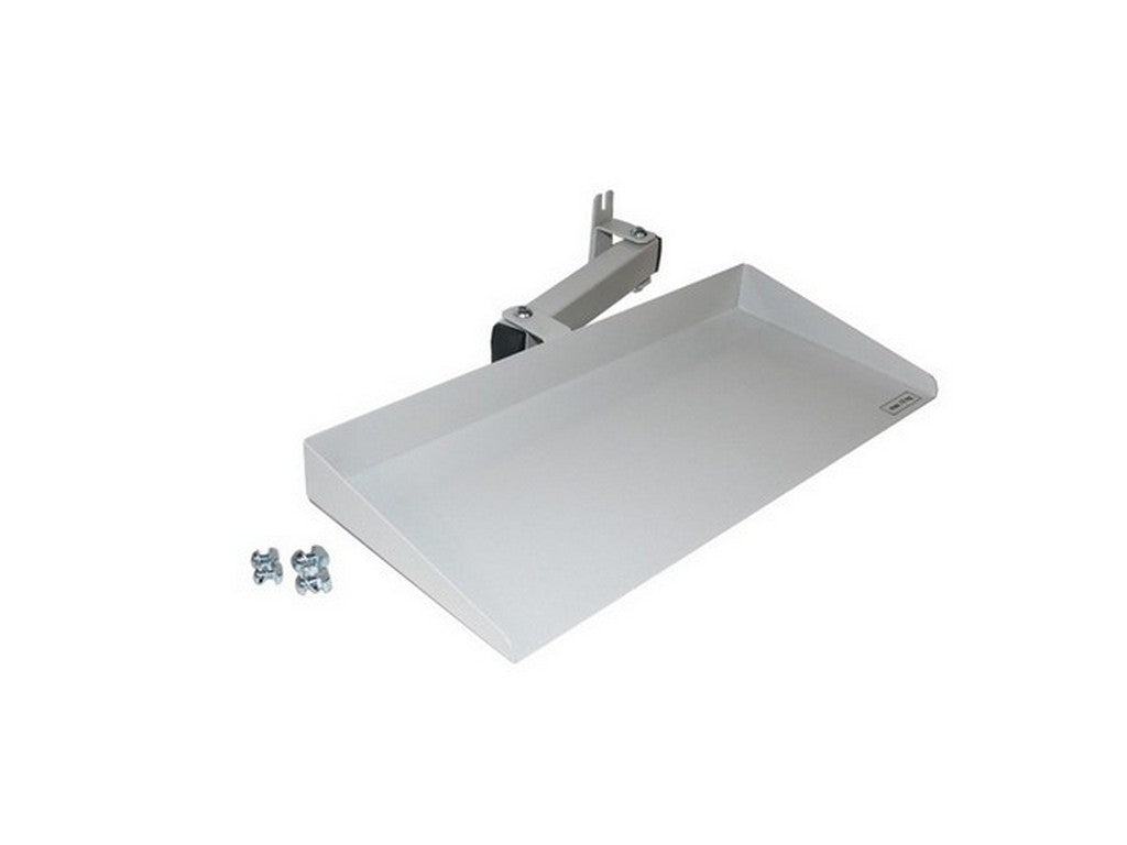 Keyboard shelf ESD light grey 220x500mm; max. 15kg