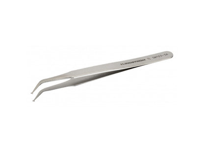 SMD pinsett i rustfritt stål 115 mm Style SMD 103 for håndtering og plassering i en 45° vinkel