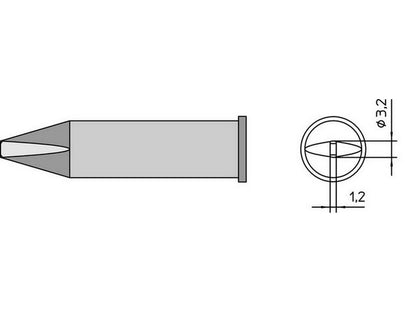 Loddespiss XHT C 3.2X1.2