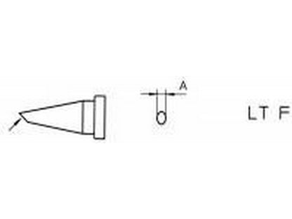 Loddespids 1,2mm LT-F
