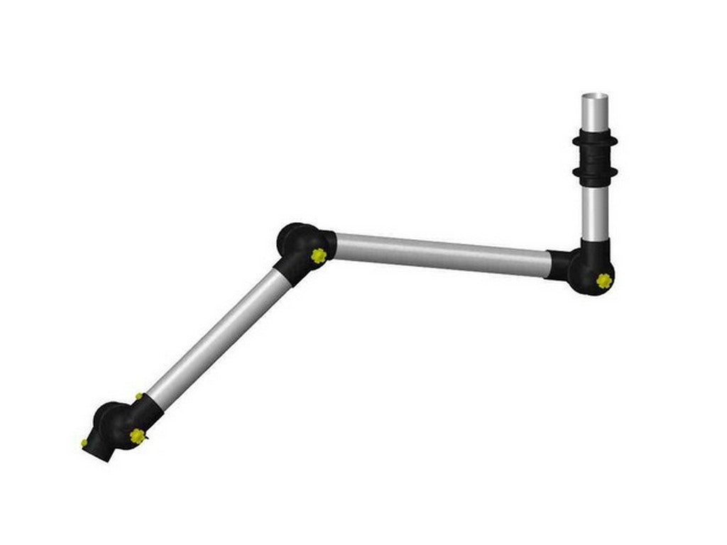 Suction arm 50mm ESD for wall 475x375mm