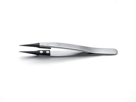 Tweezers w/plastic tip 130mm