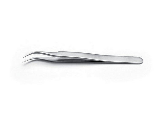 Pincet fin bøjet spids 110mm