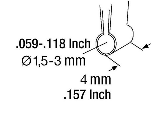Tweezers 115mm