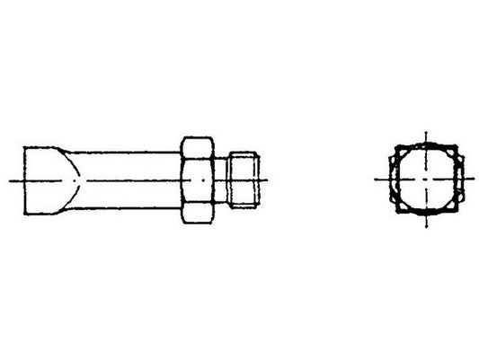 Varmluftdyse 6x6,5mm Q02