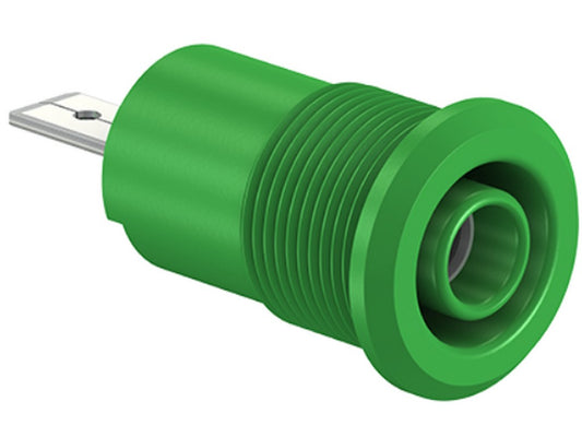 Socket BI-SLB4-F/A 4 mm, green