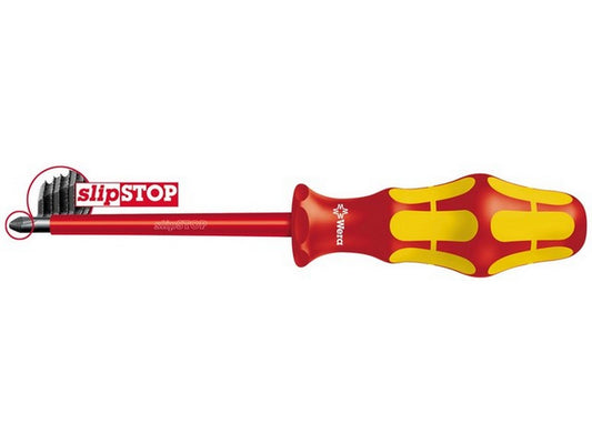 Screwdriver 1000V phillips PH1x80mm; w/slipSTOP