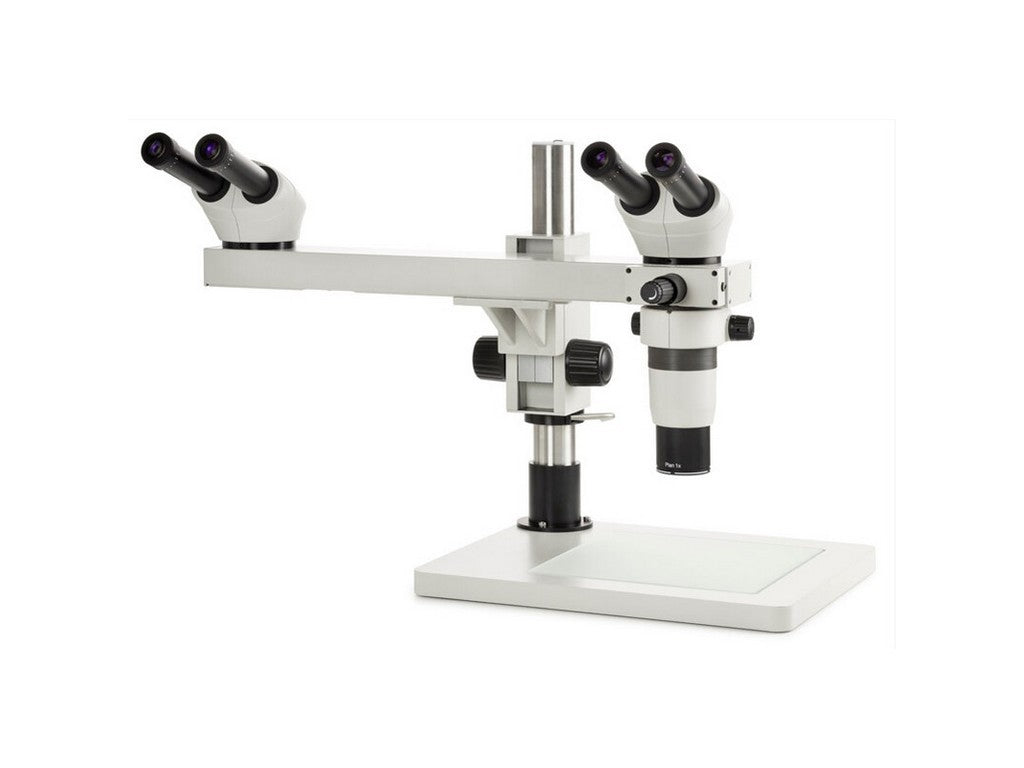DZ zoom 1:6,3 dual head mikroskop. Euromex stereomikroskop modell EDZ-1604 med dobbelt hoved.