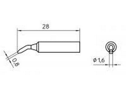 Loddespids XNT AX 1,6mm