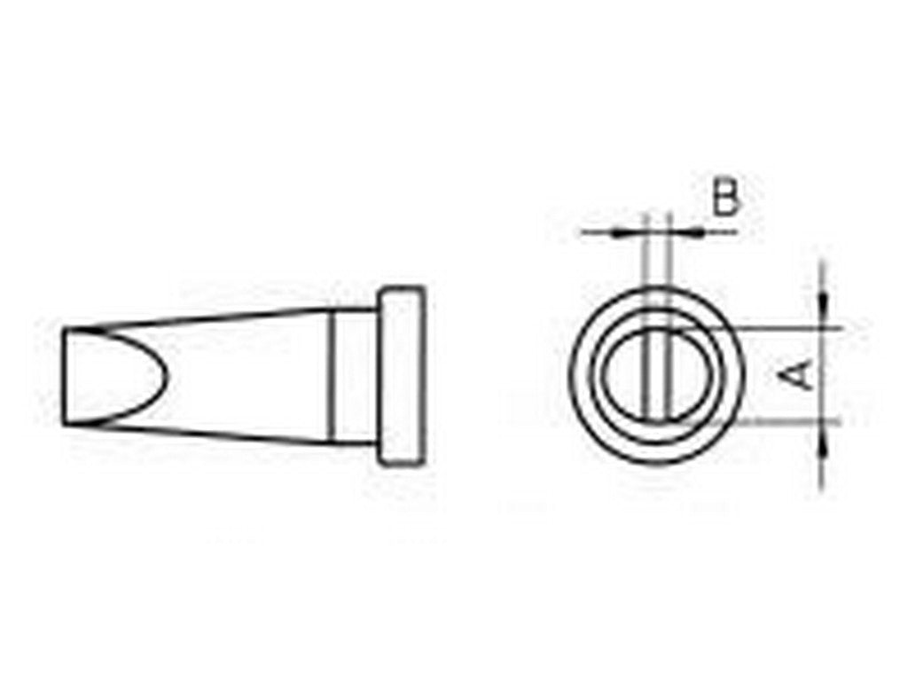 Loddespids 0,8mm LT-H