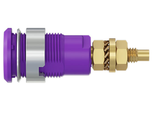 Socket SLB4-G gold-plated violet CAT III 1000V 32A