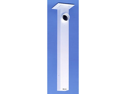 Sokkelboks for takmontert lampe 100x100x750mm - farge hvit