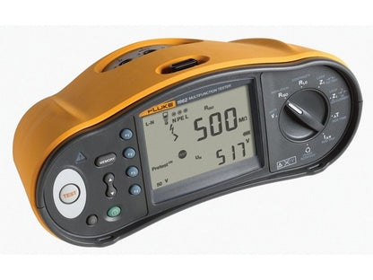 Fluke installations tester med hukommelse og display, for elektriske målinger.