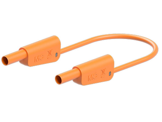 Prøveledn. SLK4N-F10 100cm ORANGE PVC 4mm 1000V CATII/600V CATIII 19A