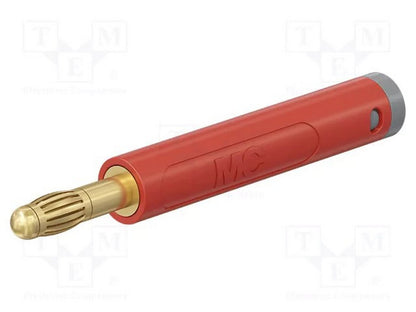 Stik  AL-4A-39  rød forgyldt 30V AC/60V DC 32A