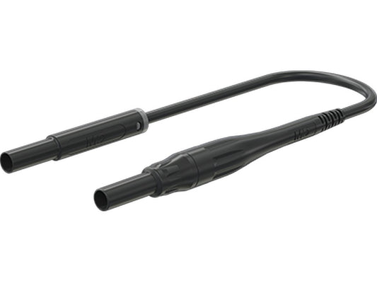 Prøveledning PVC SAK4N-F10-ILF f/sikring max 8A Ø4mm Sort 100cm 1000V CATIV SIKRING KØBES SÆRSKILT