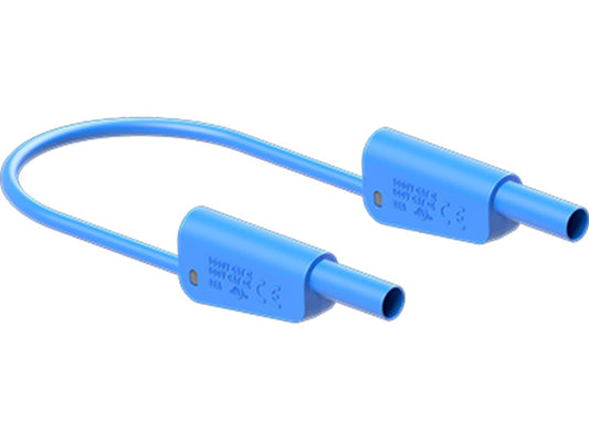 Test lead SLK4N-F25 PVC 50cm Blue 1000V CATII/600V CATIII 32A