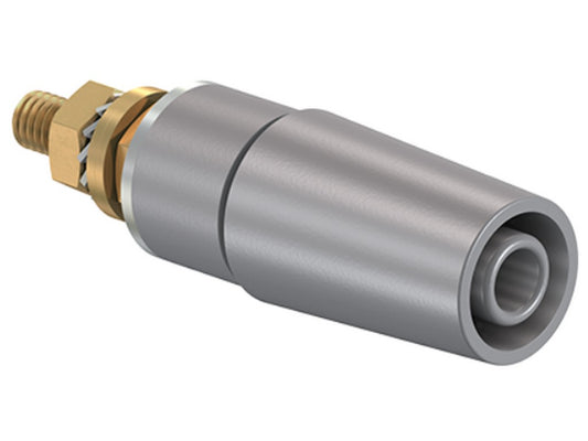 Socket SAB4-G gold-plated gray CAT II 600V 32A