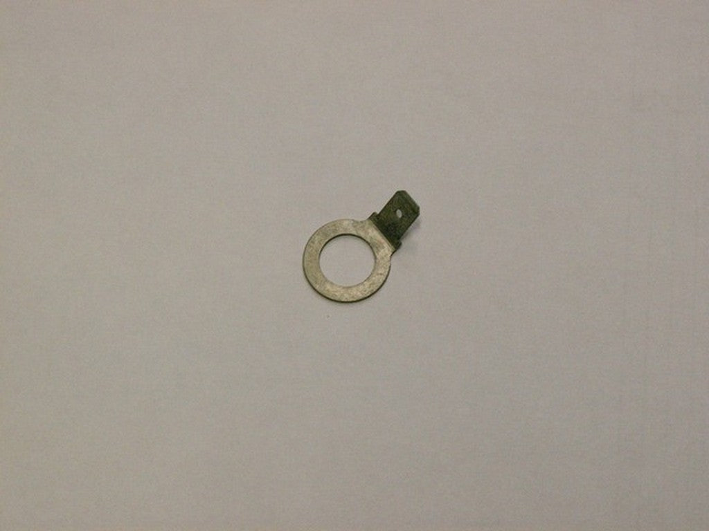 Flat connector uninsulated male 6.3x0.8-Ø10.5; angle 45°