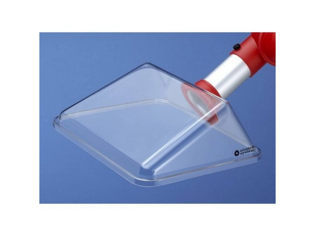 Suction shield 50mm square, red