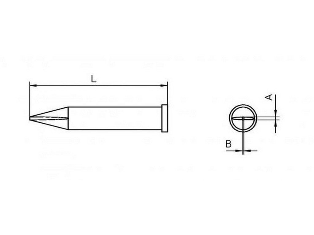 XT-H Loddespiss 0,8 mm