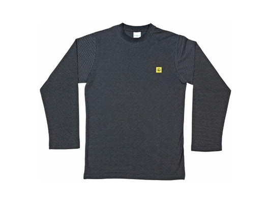 T-shirt ESD Dark Grey Long sleeve size XS