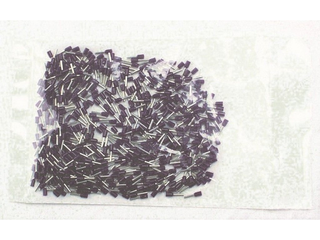 Insulated terminal tube VIOLET 0.25mm-L8mm: bag w/500pcs.