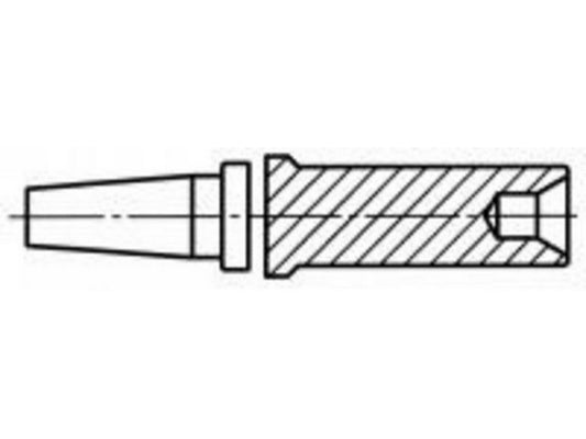 Adapter set ET->LT tips consisting of tip sleeve and adapter