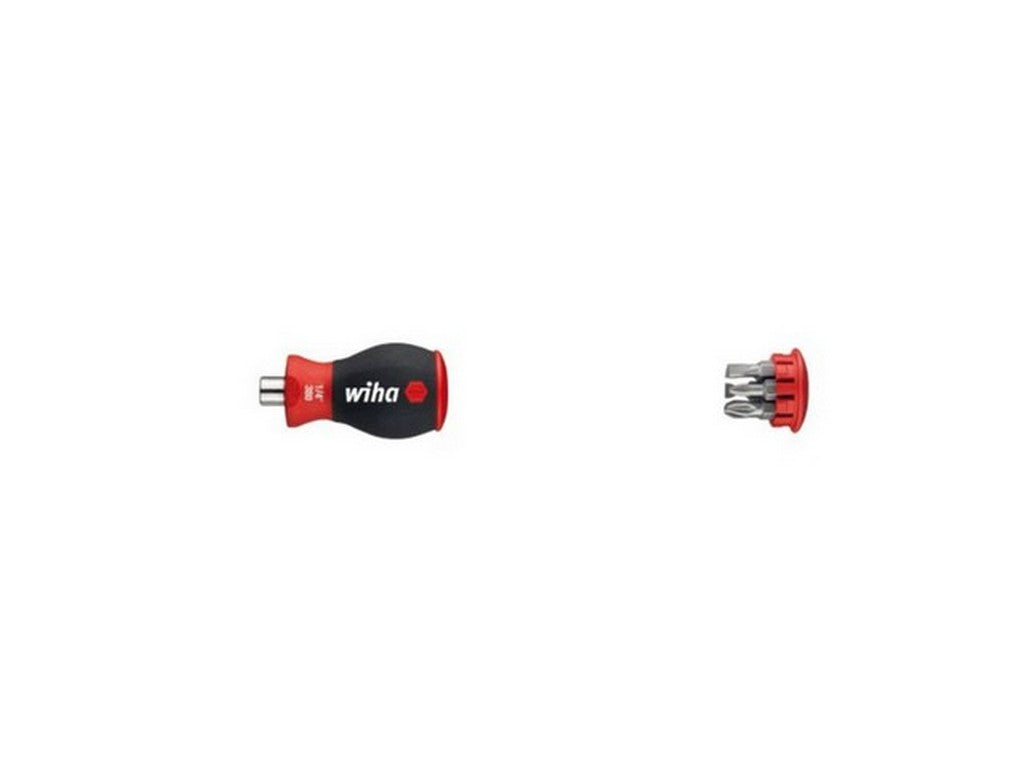 Screwdriver w/bits Tumling PZ1-2-3 + straight slot 4.5-6.5-8