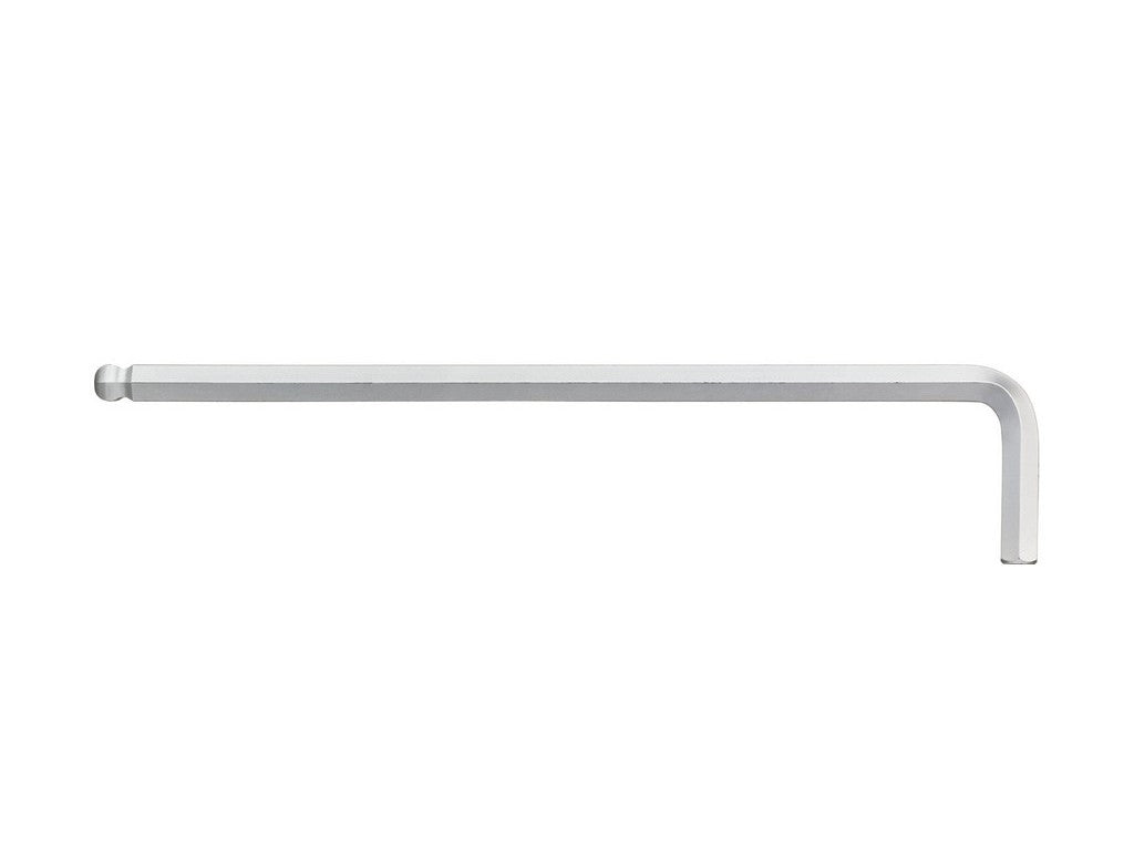 Matt chrome-plated ball-end wrench 6.0 mm